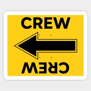 Locations Sign - CREW - Film Life Sticker